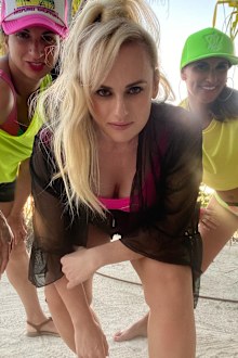 Rebel Wilson celebrates 41st birthday on private island.