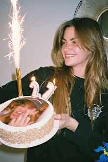 KJ Apa's girlfriend Clara Berry.