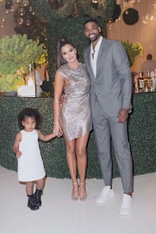 Khloé Kardashian, Tristan Thompson, daughter True, family, photo