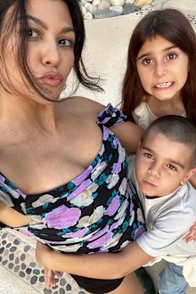 Kourtney Kardashian hits back at accusation she never spends time with her children
