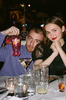 Angus Cloud and Maude Apatow