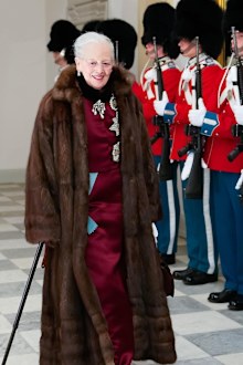 Queen Margrethe II at New Year at Christiansborg Palace