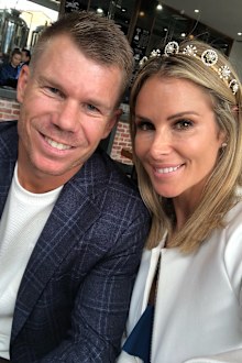 David Warner and wife Candice Warner