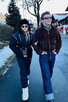 Madonna, 63, and son Rocco Ritchie, 21.