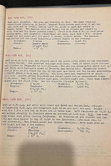 A photo of Roger's journal, which Suzanne found after he died.