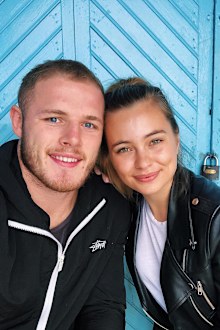 Tom Burgess and Tahlia Giumelli