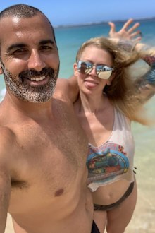 Jenna Jameson and partner Lior Bitton.