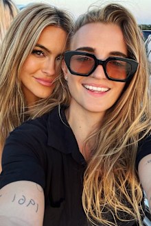 Singer G Flip with partner Chrishell Stause from Netflix series Selling Sunset.