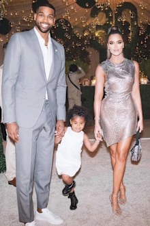 Khloé Kardashian, Tristan Thompson, daughter True, family, photo