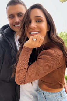 Kayla Itsines announces engagement to boyfriend Jae Woodroffe.