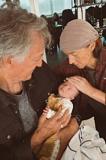 Ellidy Pullin has shared the touching moment her late husband Alex 'Chumpy' Pullin's parents met their baby granddaughter Minnie for the first time.