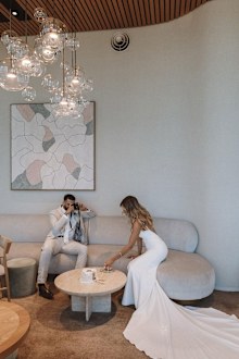 Wayne Milera and Nina Starkey elopement