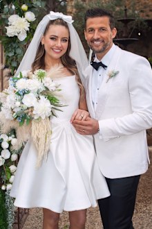 April Rose Pengilly, Tim Robards, wedding