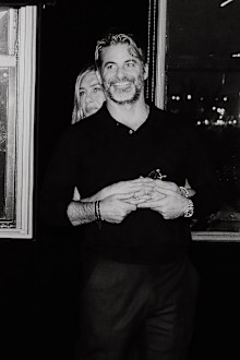 Jennifer Aniston and boyfriend Jim Curtis in an Instagram photo
