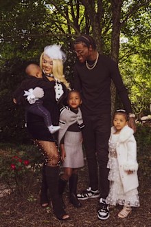 D.C Young, Jacky Oh and family