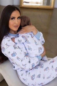 Maralee Nichols with baby Theo