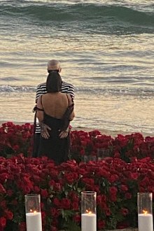Kourtney Kardashian and Travis Barker engaged after rocker proposes in romantic beachside setting
