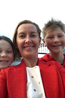Deb Knight took her kids and their friends to Karen's Diner. 