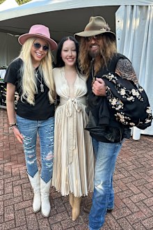 Billy Ray Cyrus, Noah Cyrus and Firerose