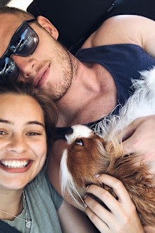 Tom Burgess and Tahlia Giumelli
