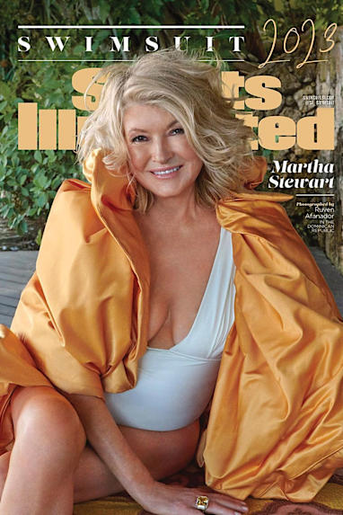 Martha Stewart on the cover of Sports Illustrated