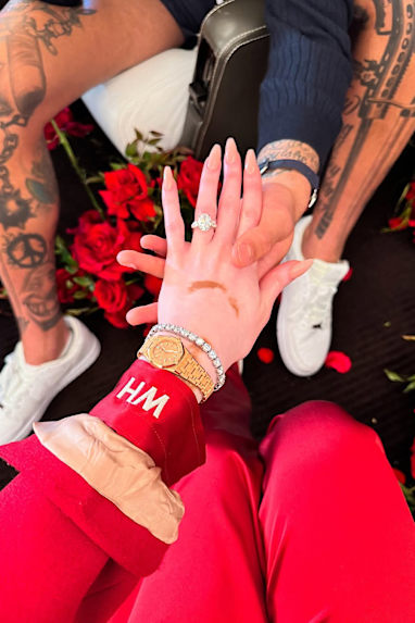 Winnie Harlow and Kyle Kuzma