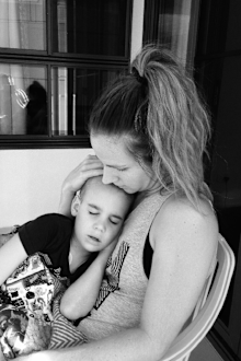 Angela says Oscar struggled during treatment.
