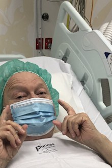 Bert Newton was hospitalised in November 2020.