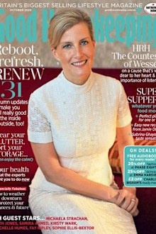 Sophie, the Countess of Wessex, on the cover of the October issue of Good Housekeeping in the UK.