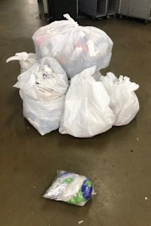 Qantas Zero Waste Flight