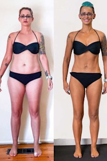 Jacinda Soussan's dramatic 13.2kg weight loss after competing in an F45 Challenge.
