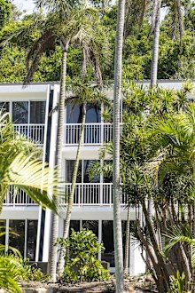 Daydream Island Resort's pool-facing accommodations.