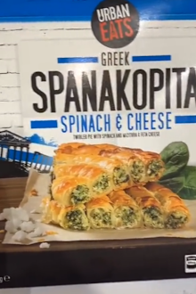 Aldi Spanakopita Spinach and Cheese