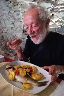 Morandi has been savoring fresh seafood dishes since leaving the island