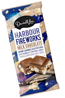 Darrell Lea Harbour Fireworks Milk Chocolate for BridgeClimb Sydney 21st anniversary