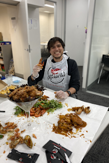 Red Cross staff lunch