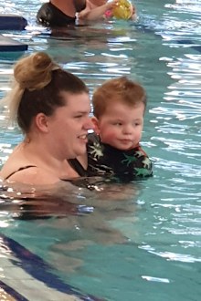 Brooke weight loss with son Dion