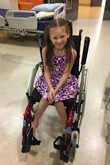 Belle horse riding accident wheelchair