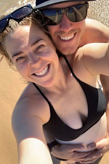 Heidi Anderson with her husband selfie