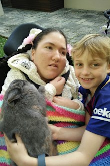 The family has been staying at Bear Cottage for the past eight years.