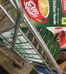 Stock piling soup during coronavirus