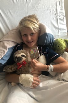 Estelle Hero4HeartKids surgery