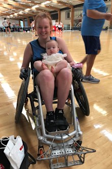 Chloe Kennedy spinal injury playing sport