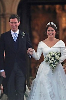 Princess Eugenie and Jack Brooksbank were married on 12 October at Windsor Castle in 2018.