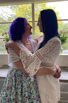 Stephanie and Mina Calvert were married on 24 March 2020.