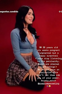 Megan Fox reflects on recent pregnancy