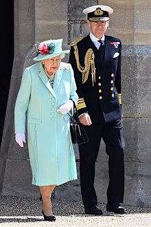 Master of the Household, Vice Admiral Johnstone-Burt, discovered his medal was missing ahead of Trooping the Colour.