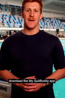 Paralympic swimmer Col Pearse