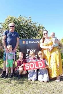 Lismore mum family home sold sign
