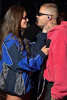 Hailey Bieber and Justin Bieber at Coachella 